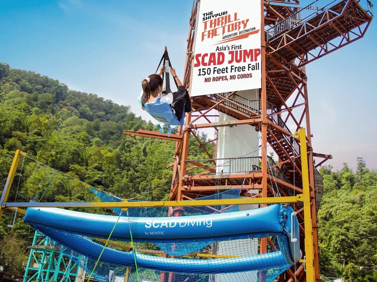 SCAD Jump by Thrill Factory (Asia’s First – Shivpuri Rishikesh)